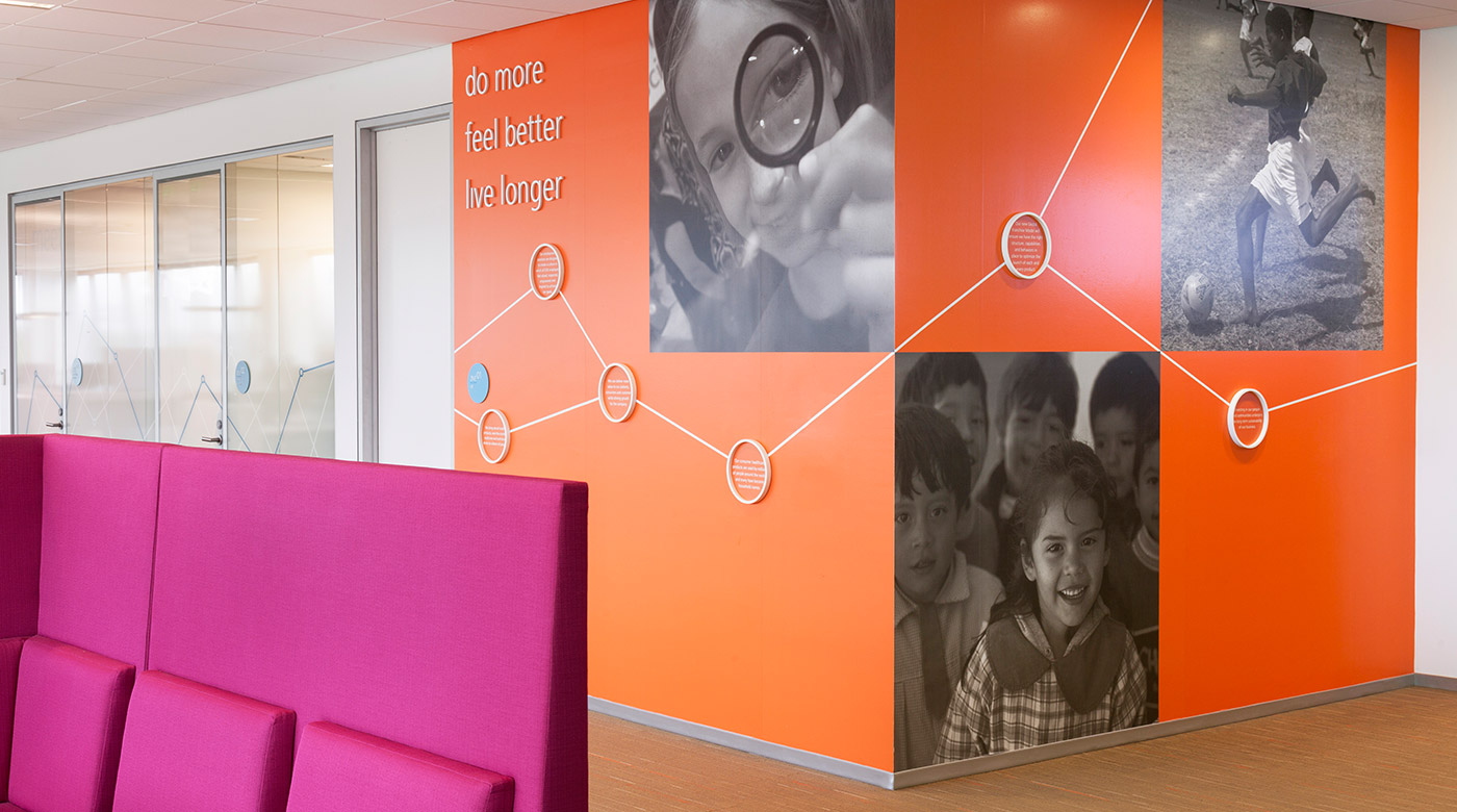 branded space - gsk headquarter