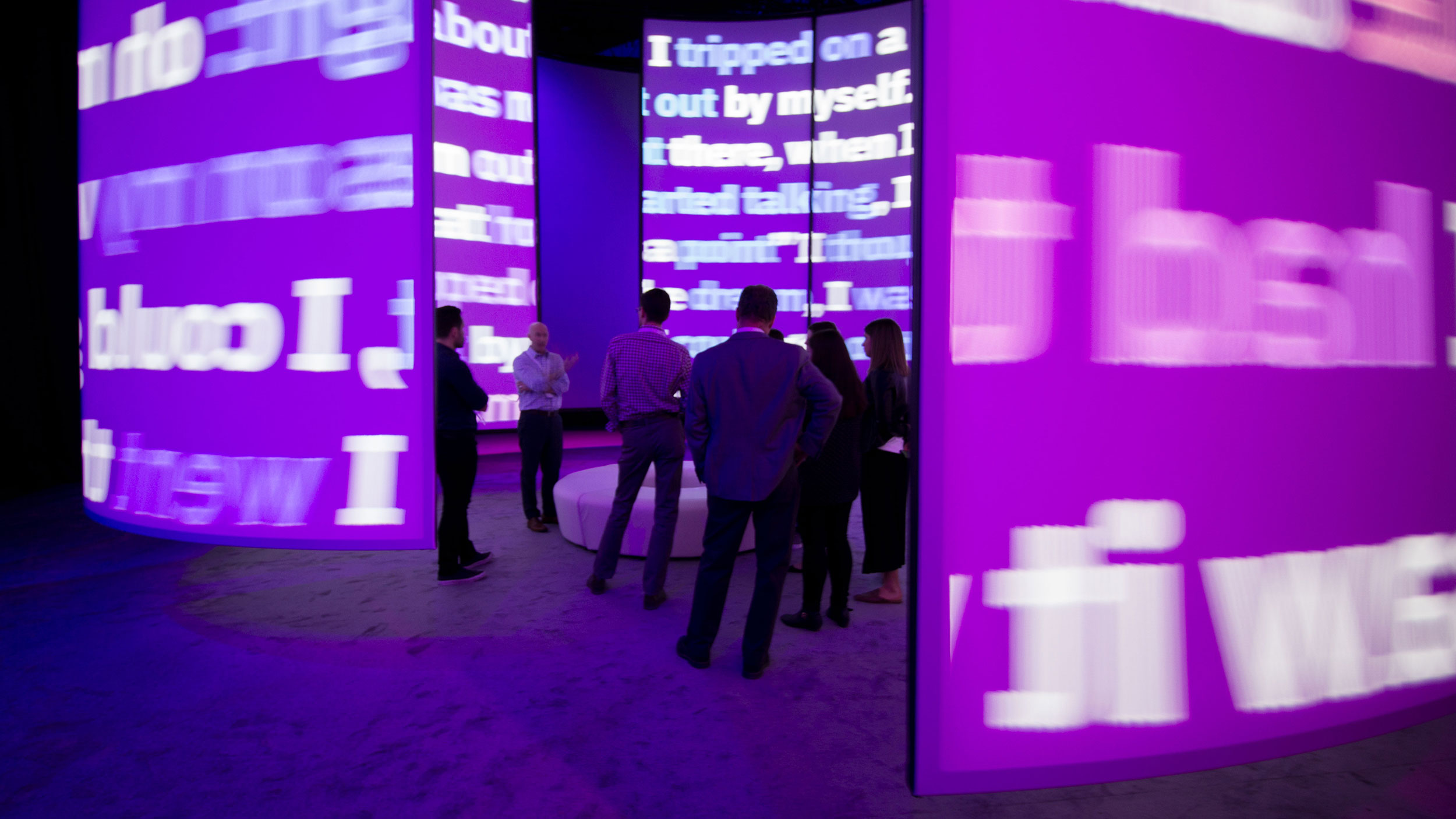 immersive gallery at think 2018